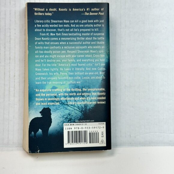 Relentless A Novel by Dean Koontz Paperback Book - Picture 2 of 3